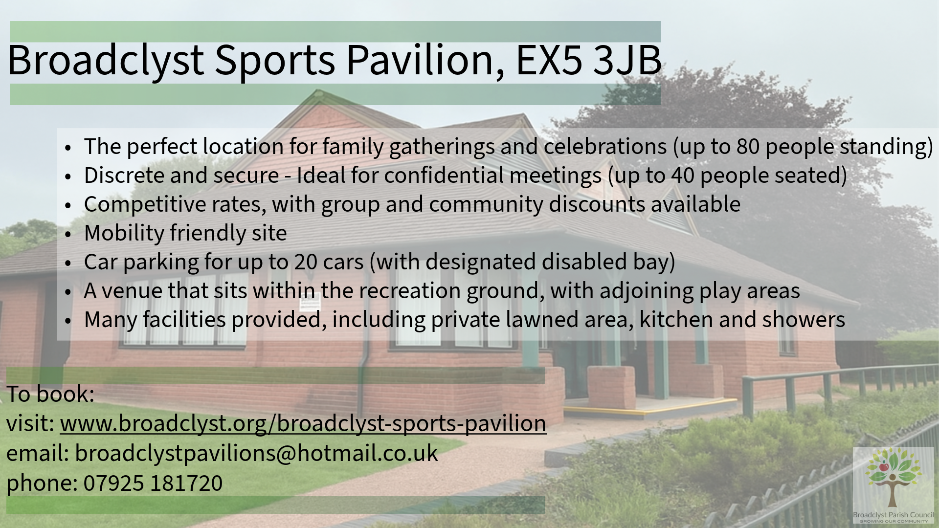 Broadclyst Pavilions